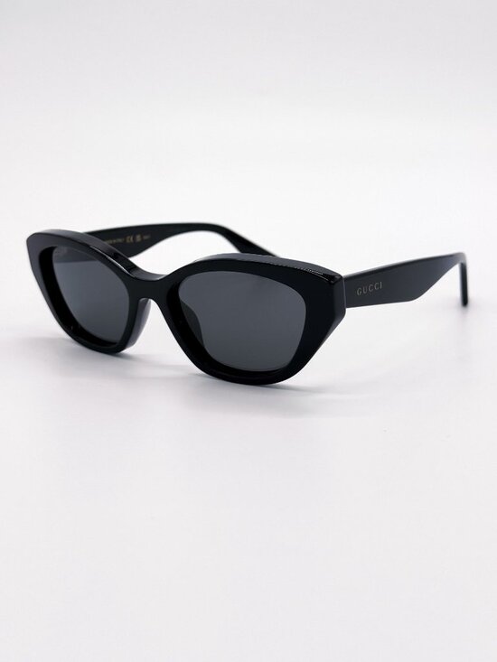 NEW GUCCI SUNGLASSES GG1638S 001 BLACK CAT EYE WOMEN GUCCI EYEWEAR main image 11